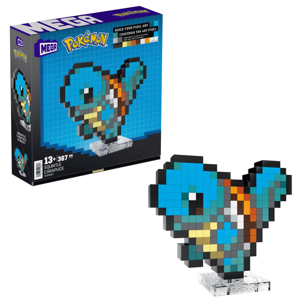 MEGA Pokemon Squirtle Building Toy Kit 367 Pieces New Sealed RETIRED